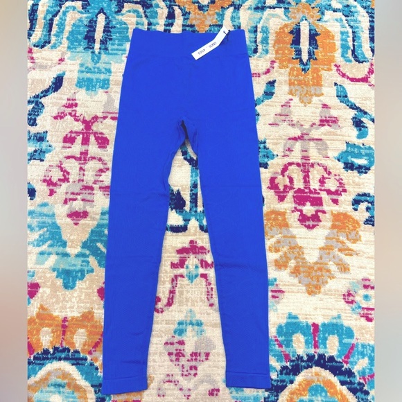 NWT ASOS Ski Thermal Base Layer Leggings, royal blue- size Medium - Picture 3 of 7